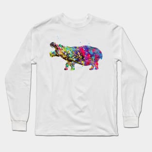 Hippopotamus Long Sleeve T-Shirt